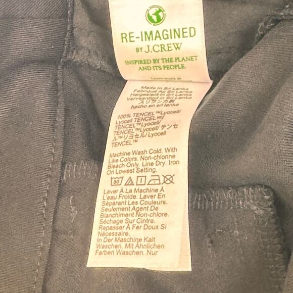 New J. Crew Black Wide Leg Pleated Slacks Dress Work Pants Women's 6 Petite - Picture 11 of 12